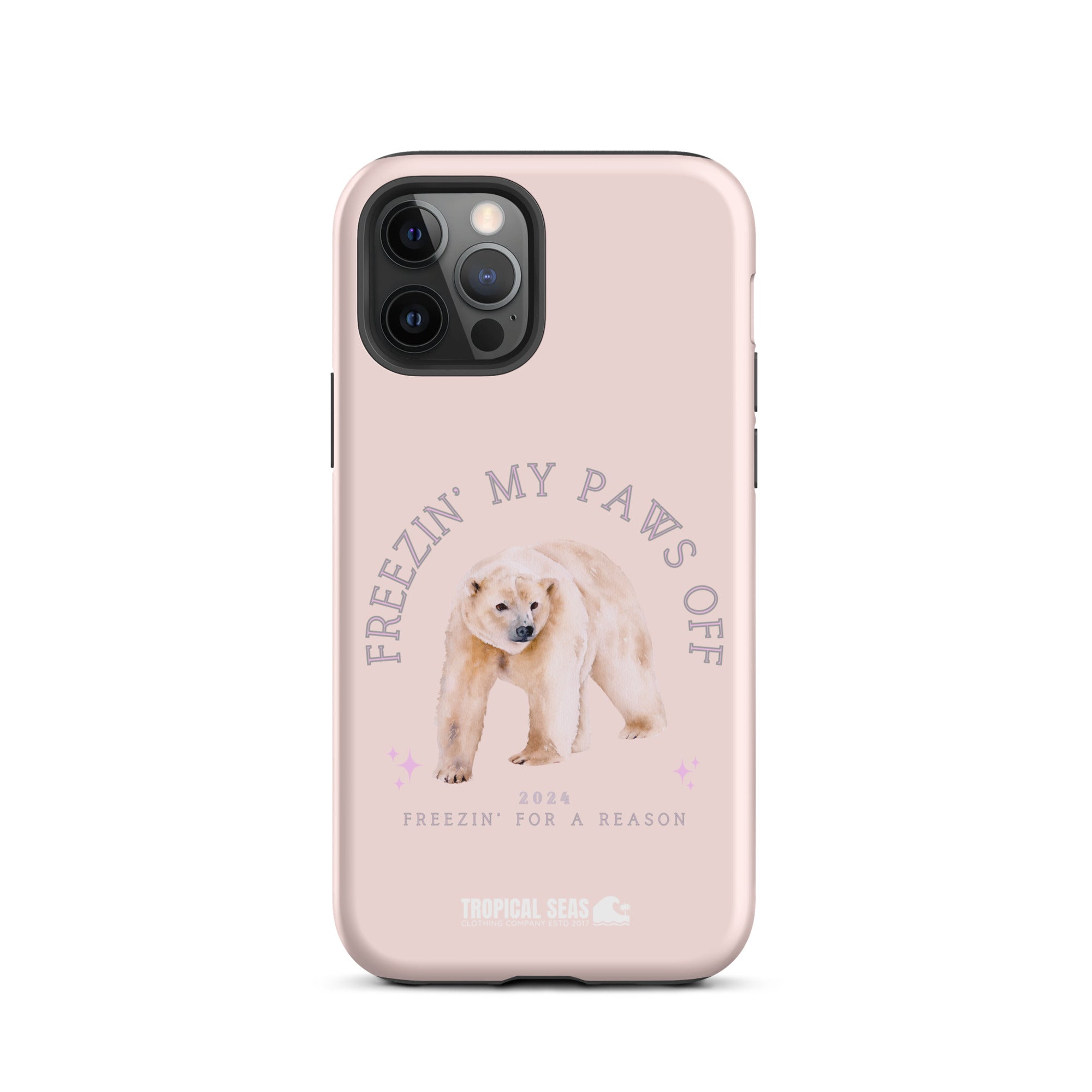 Polar Bear Freeze Tough Case for iPhone® - Aaria Tees Aaria Tees