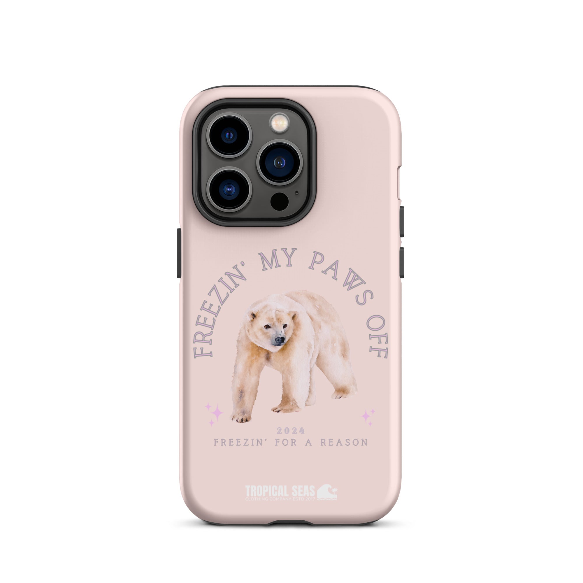 Polar Bear Freeze Tough Case for iPhone® - Aaria Tees Aaria Tees