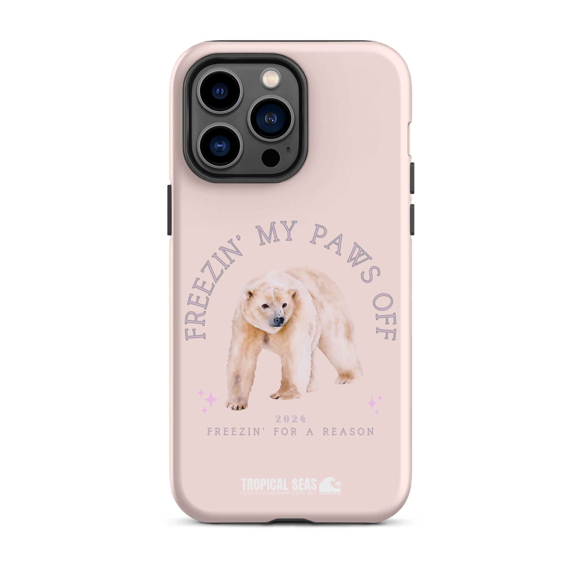 Polar Bear Freeze Tough Case for iPhone® - Aaria Tees Aaria Tees