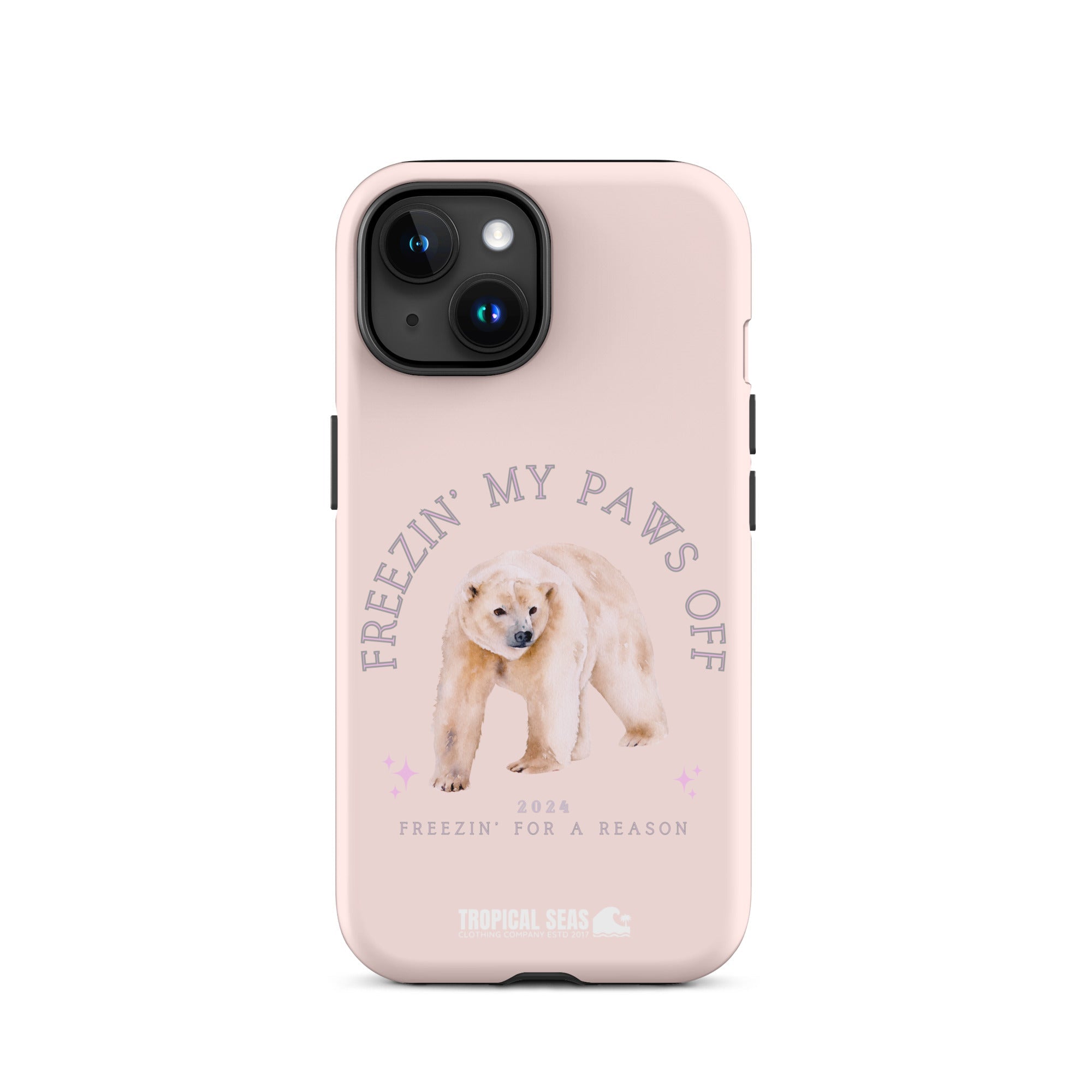 Polar Bear Freeze Tough Case for iPhone® - Aaria Tees Aaria Tees