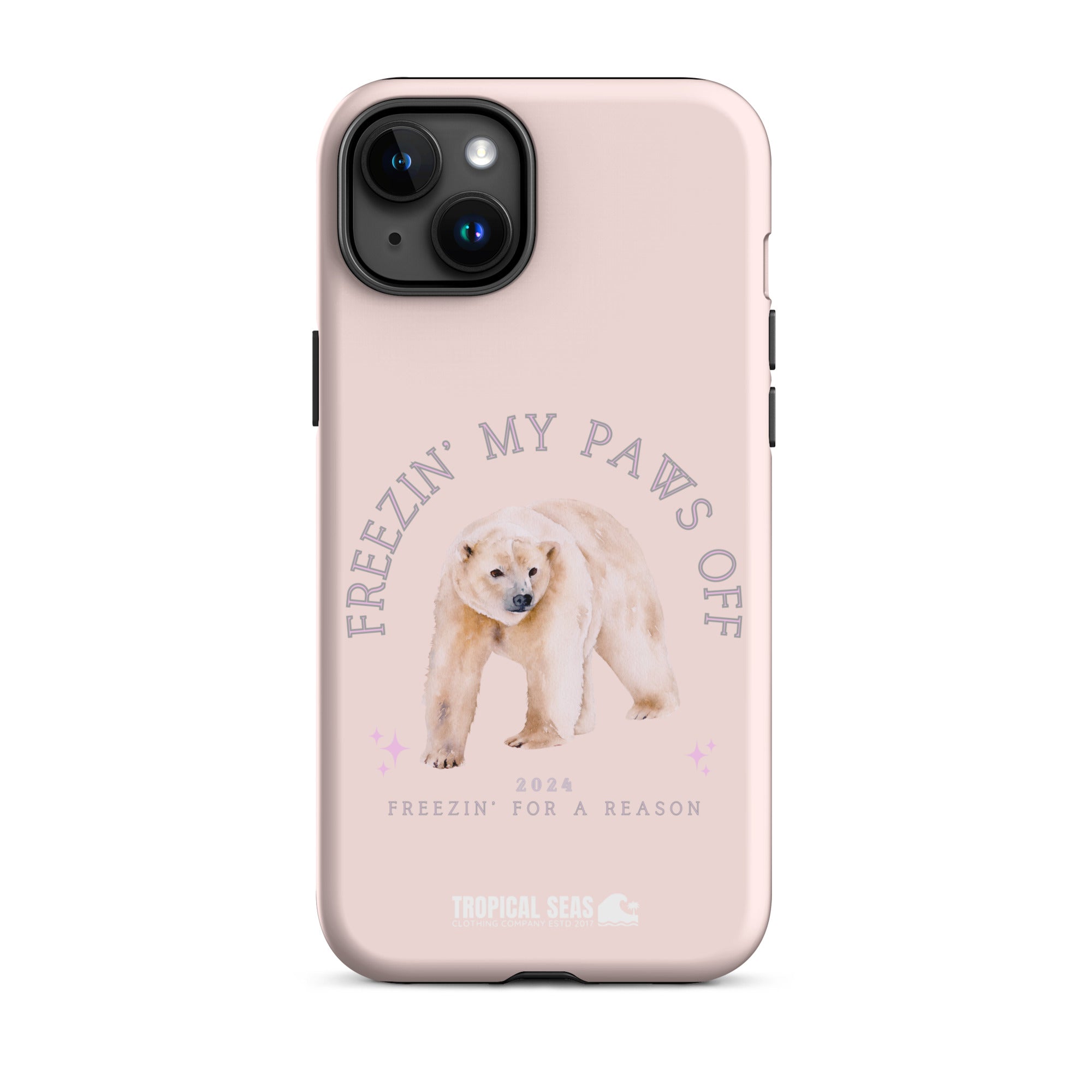 Polar Bear Freeze Tough Case for iPhone® - Aaria Tees Aaria Tees
