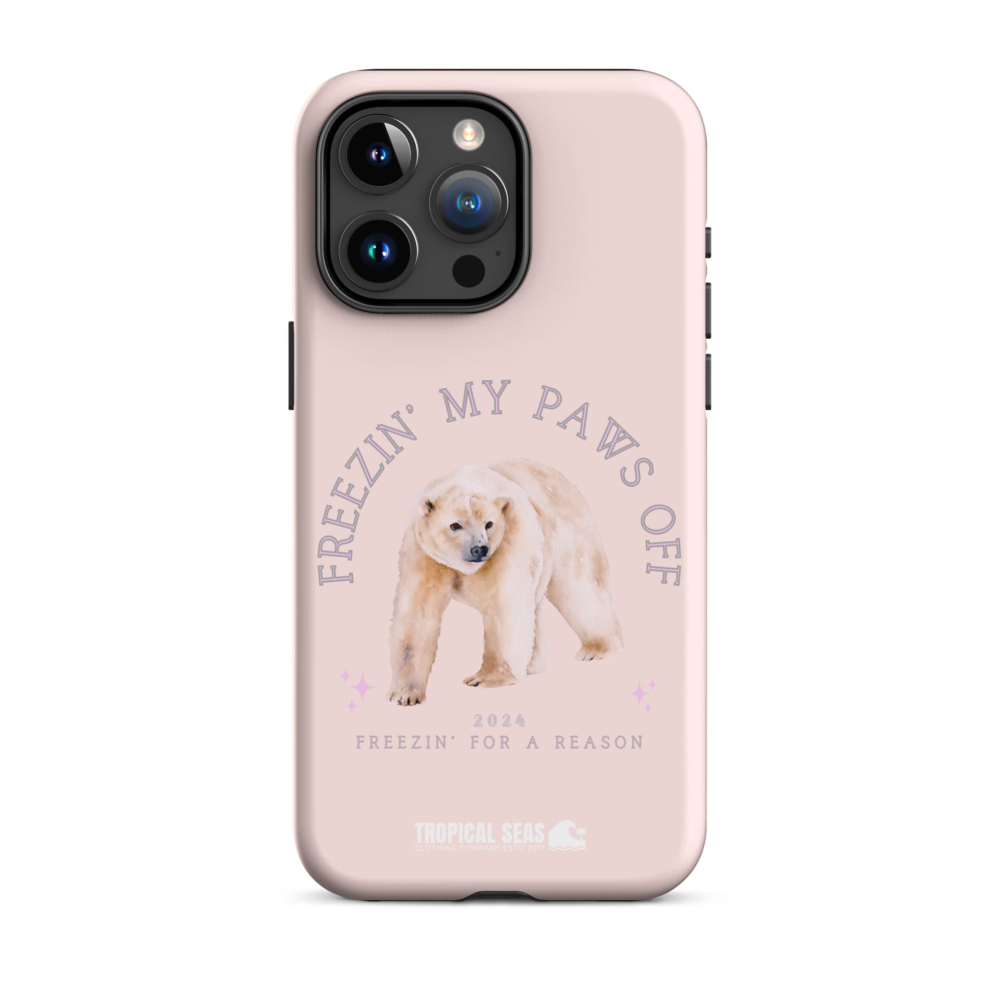 Polar Bear Freeze Tough Case for iPhone® - Aaria Tees Aaria Tees