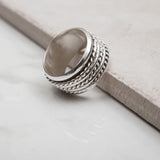 Triple Rope Sterling Spinning Ring - Aaria Tees Aaria Tees