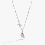 Tufted Titmouse Bird Pendant Necklace - Aaria Tees Aaria Tees