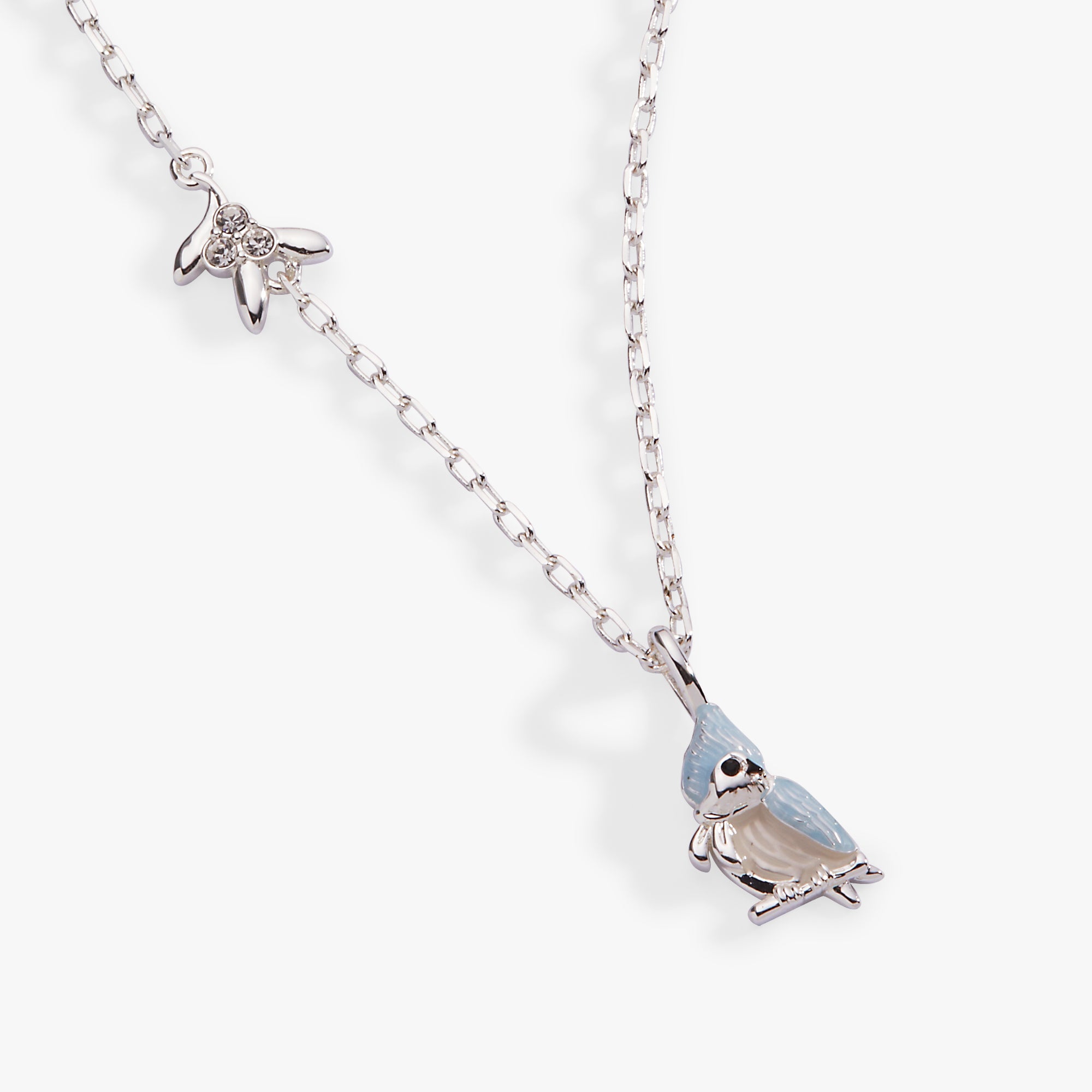 Tufted Titmouse Bird Pendant Necklace - Aaria Tees Aaria Tees