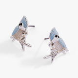 Tufted Titmouse Bird Stud Earrings - Aaria Tees Aaria Tees