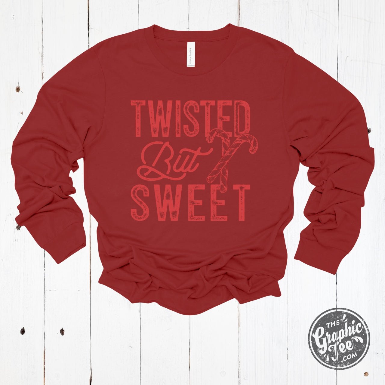 Twisted But Sweet Long Sleeve Tee - Aaria Tees Aaria Tees