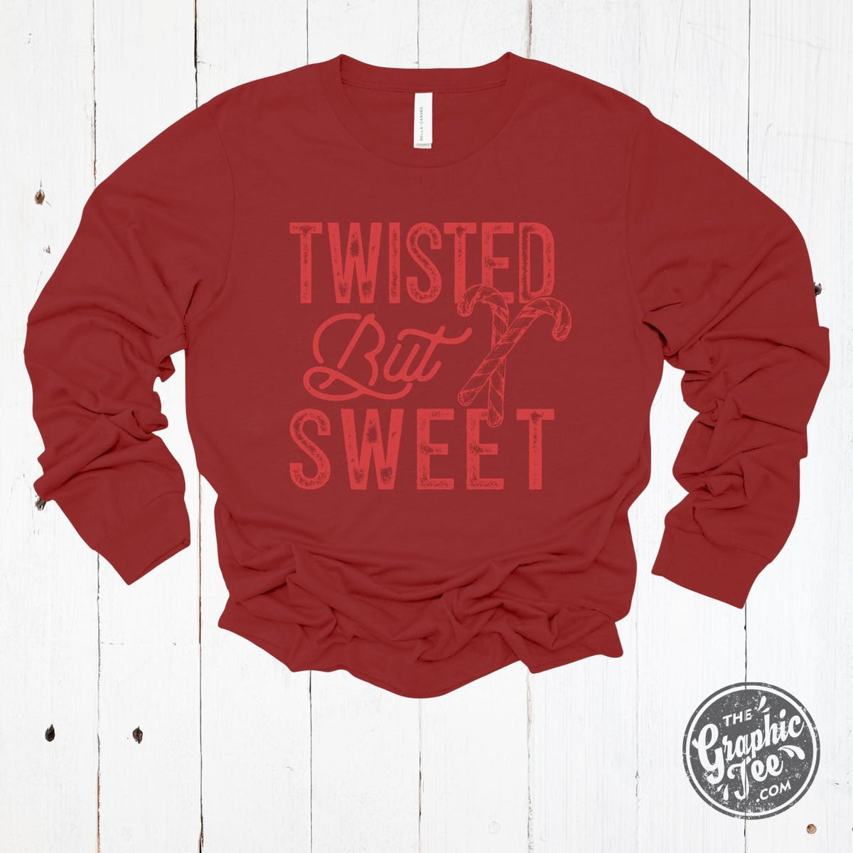 Twisted But Sweet Long Sleeve Tee - Aaria Tees