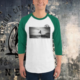 Dirt Bike Catching Air 3/4 sleeve raglan tee - Aaria Tees Aaria Tees