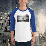 Dirt Bike Catching Air 3/4 sleeve raglan tee - Aaria Tees Aaria Tees