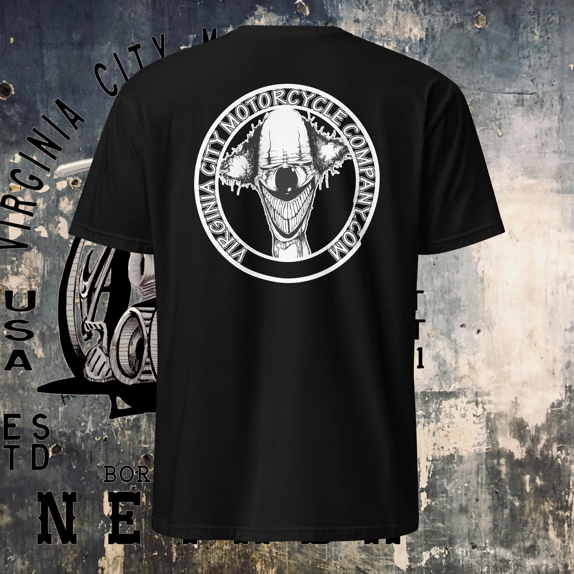 Clown Series #1 Short-Sleeve Men's T-Shirt | Virginia City Motorcycle Company - Aaria Tees Aaria Tees