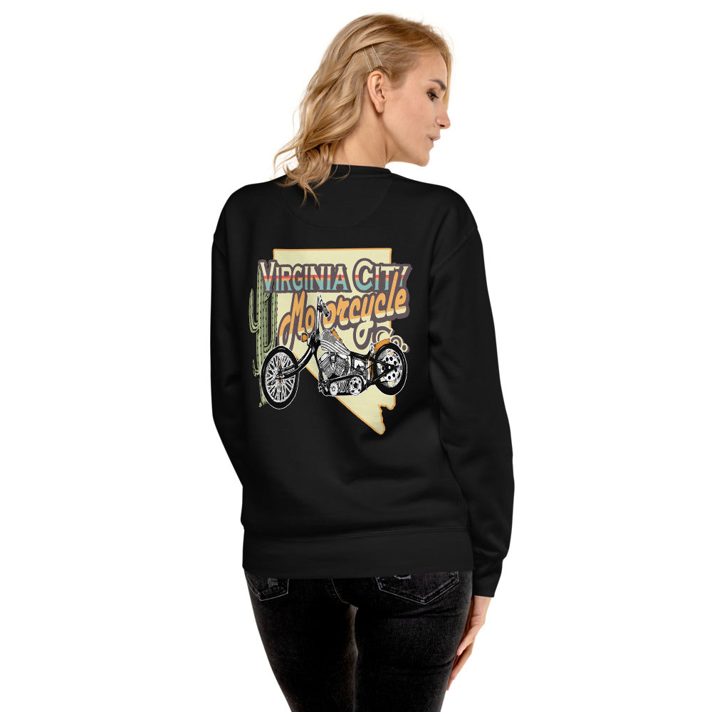 Retro Chopper Fleece Pullover - Aaria Tees Aaria Tees
