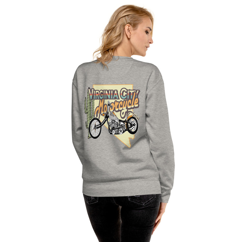 Retro Chopper Fleece Pullover - Aaria Tees Aaria Tees