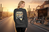 Retro Chopper Fleece Pullover - Aaria Tees Aaria Tees