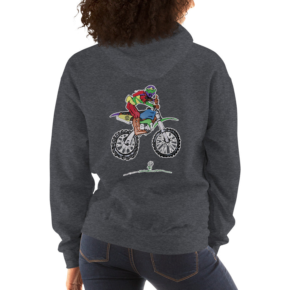Just Riding | Virginia City Grand Prix Ladies Hoodie - Aaria Tees Aaria Tees