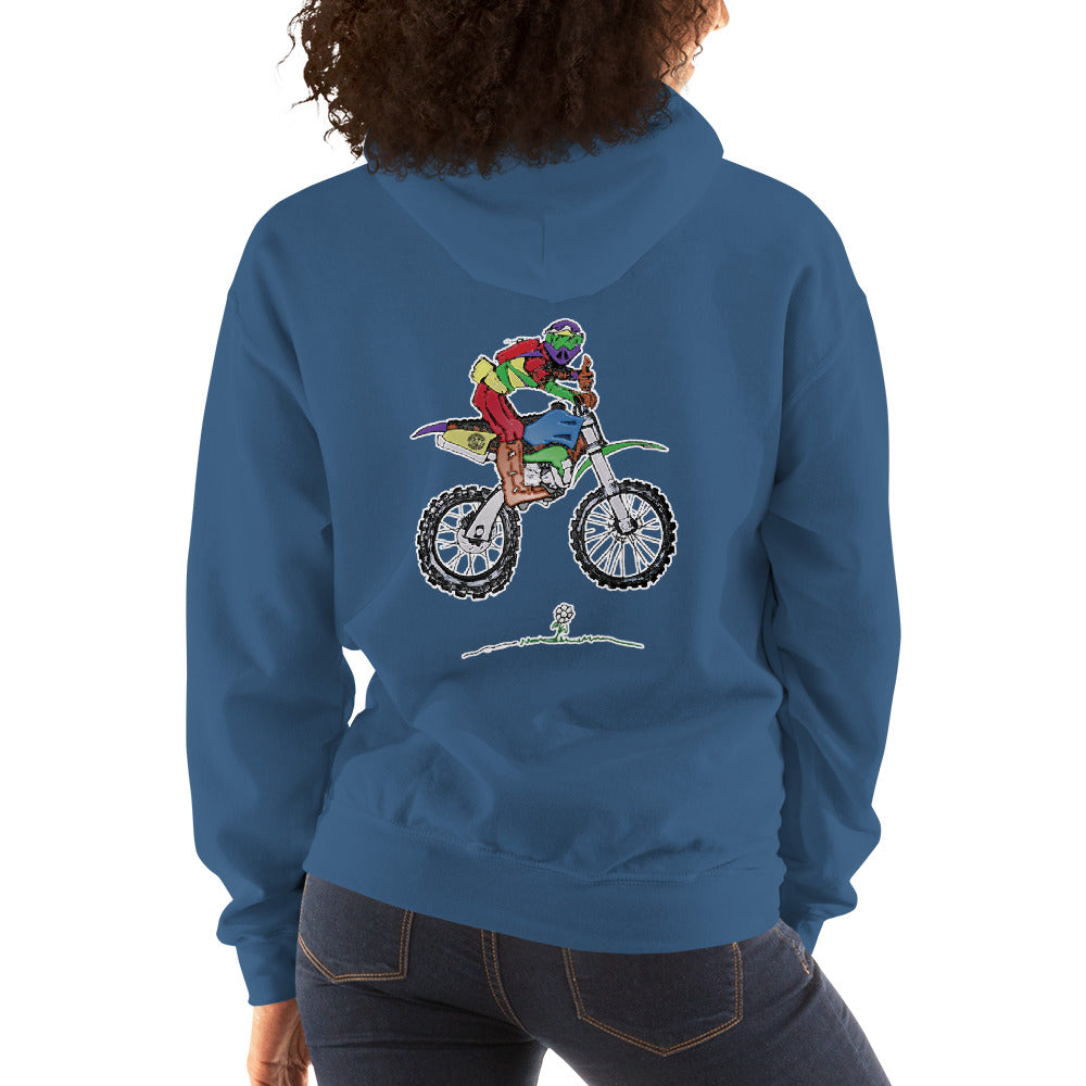 Just Riding | Virginia City Grand Prix Ladies Hoodie - Aaria Tees Aaria Tees