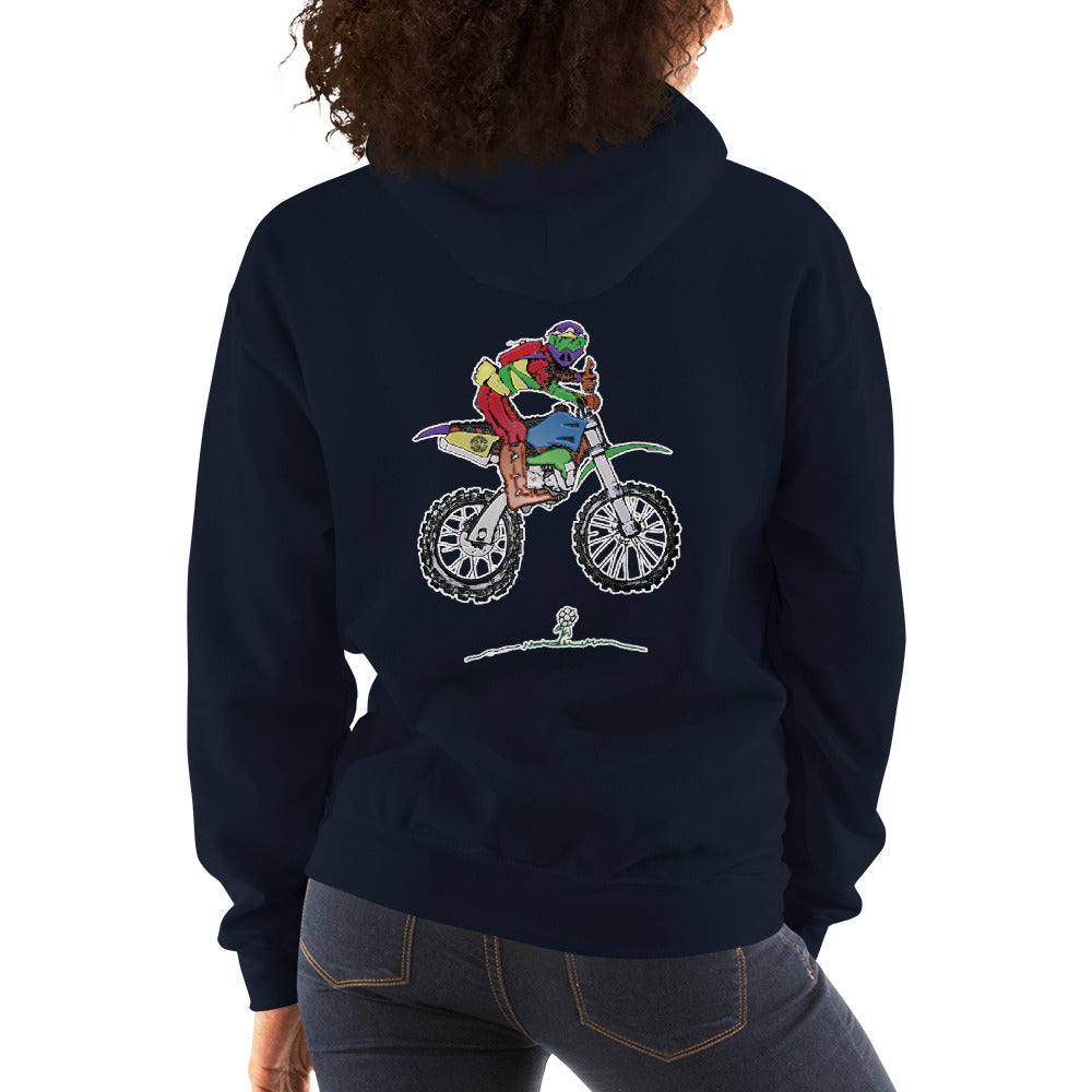 Just Riding | Virginia City Grand Prix Ladies Hoodie - Aaria Tees Aaria Tees