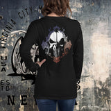 Women's Long Sleeve Skull Tee for the VC VFW - Aaria Tees Aaria Tees