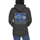 Nevada Blue and Grey Pullover Hoodie - Aaria Tees Aaria Tees