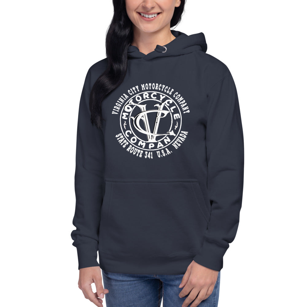 Nevada Blue and Grey Pullover Hoodie - Aaria Tees Aaria Tees