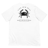 Respect the Depths Crab staple eco t-shirt - Aaria Tees Aaria Tees