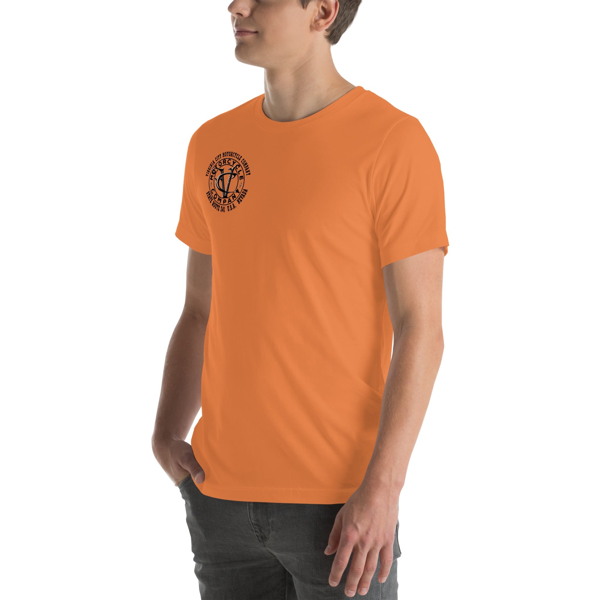 Black Hearted Gypsy Bike | Men's Motorcycle T-Shirt | VCMCo. - Aaria Tees Aaria Tees