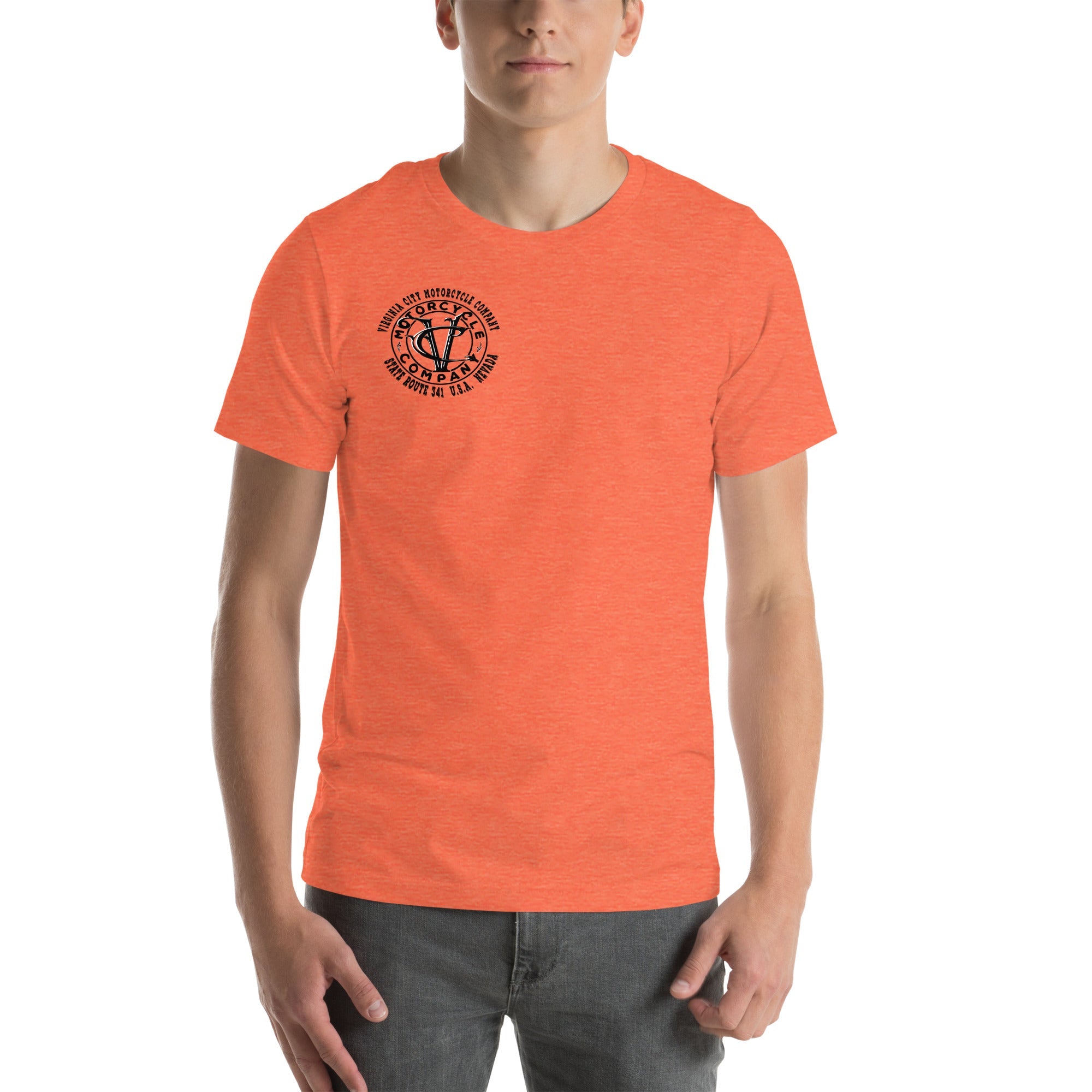 Black Hearted Gypsy Bike | Men's Motorcycle T-Shirt | VCMCo. - Aaria Tees Aaria Tees
