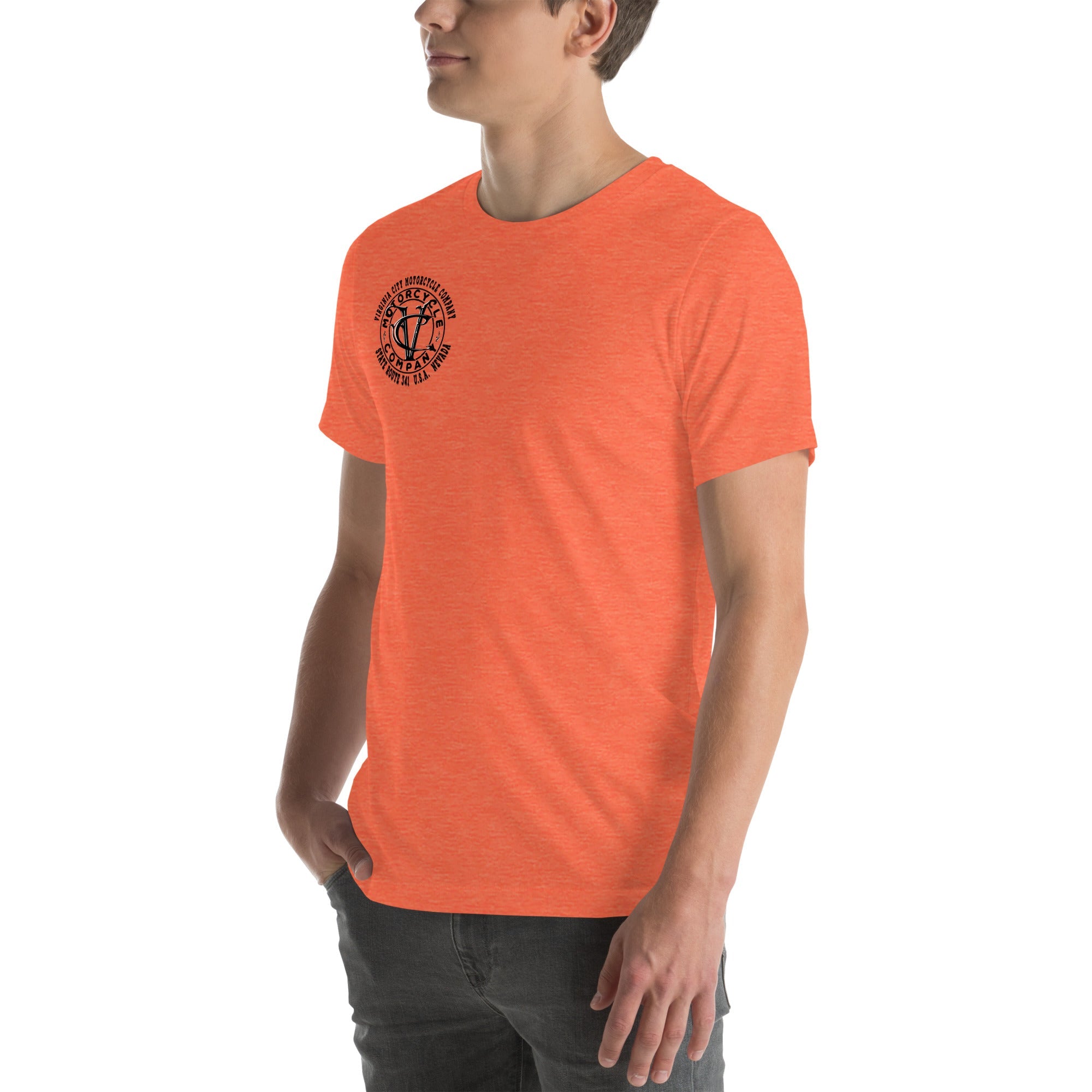 Black Hearted Gypsy Bike | Men's Motorcycle T-Shirt | VCMCo. - Aaria Tees Aaria Tees