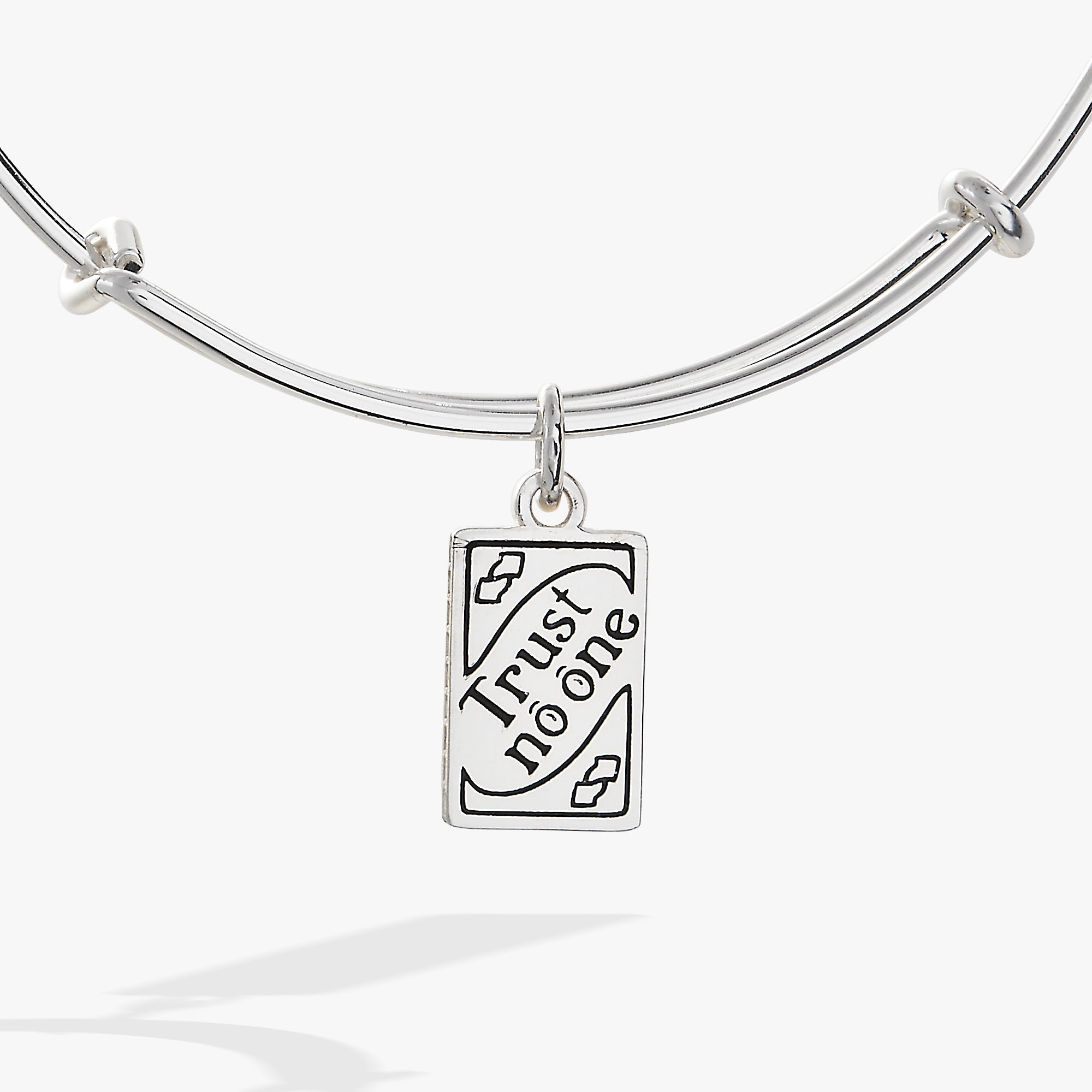 UNO™ “Trust No One” Charm Bangle - Aaria Tees Aaria Tees
