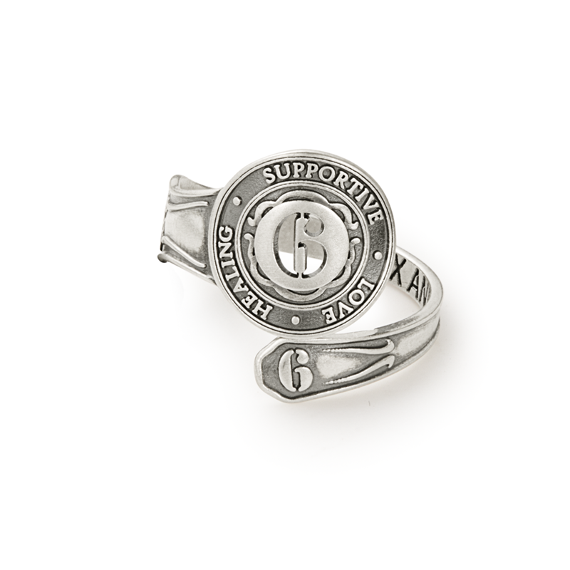 Number 6 Spoon Ring | Healing, Supportive, and Love - Aaria Tees Aaria Tees