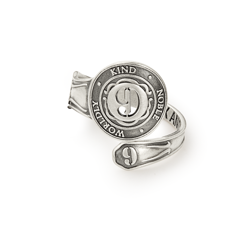 Number 9 Spoon Ring | Worldly, Kind, and Noble - Aaria Tees Aaria Tees