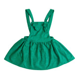 Evergreen Faux Suede Pinafore - Aaria Tees Aaria Tees
