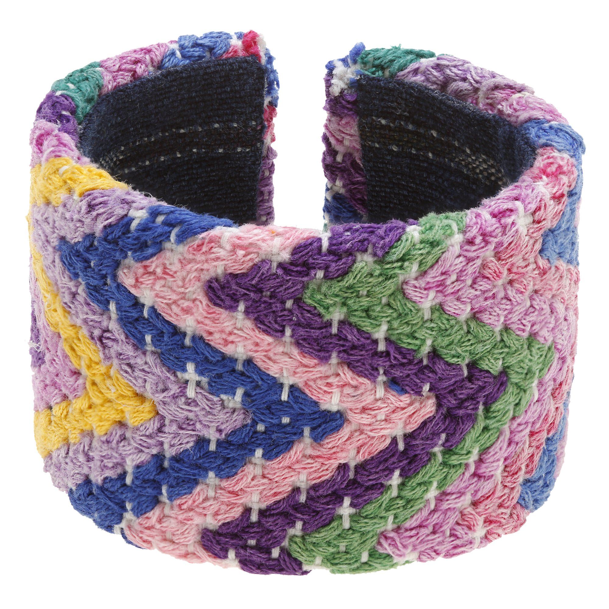 Upcycled Huipil Cuff - Aaria Tees Aaria Tees