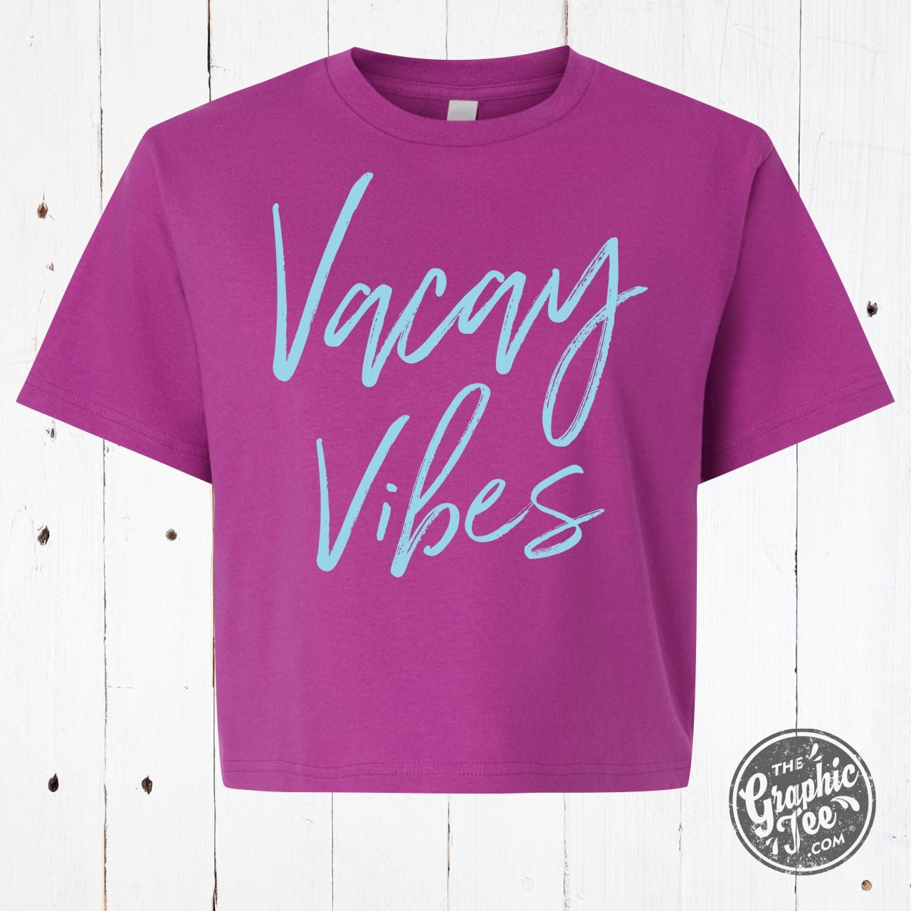 Vacay Vibes Women's Boxy Tee - Aaria Tees Aaria Tees
