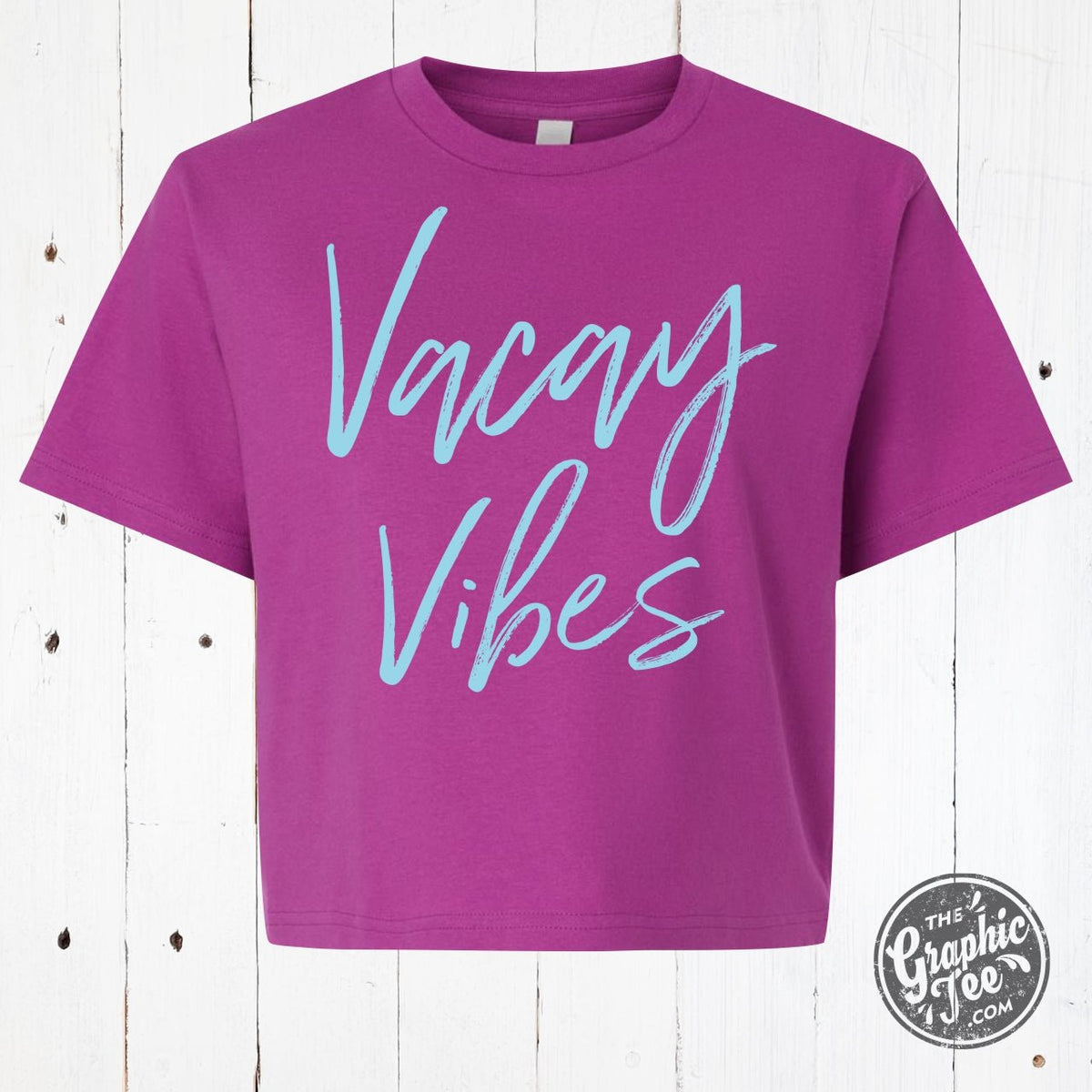 Vacay Vibes Women's Boxy Tee - Aaria Tees