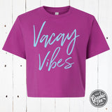 Vacay Vibes Women's Boxy Tee - Aaria Tees Aaria Tees