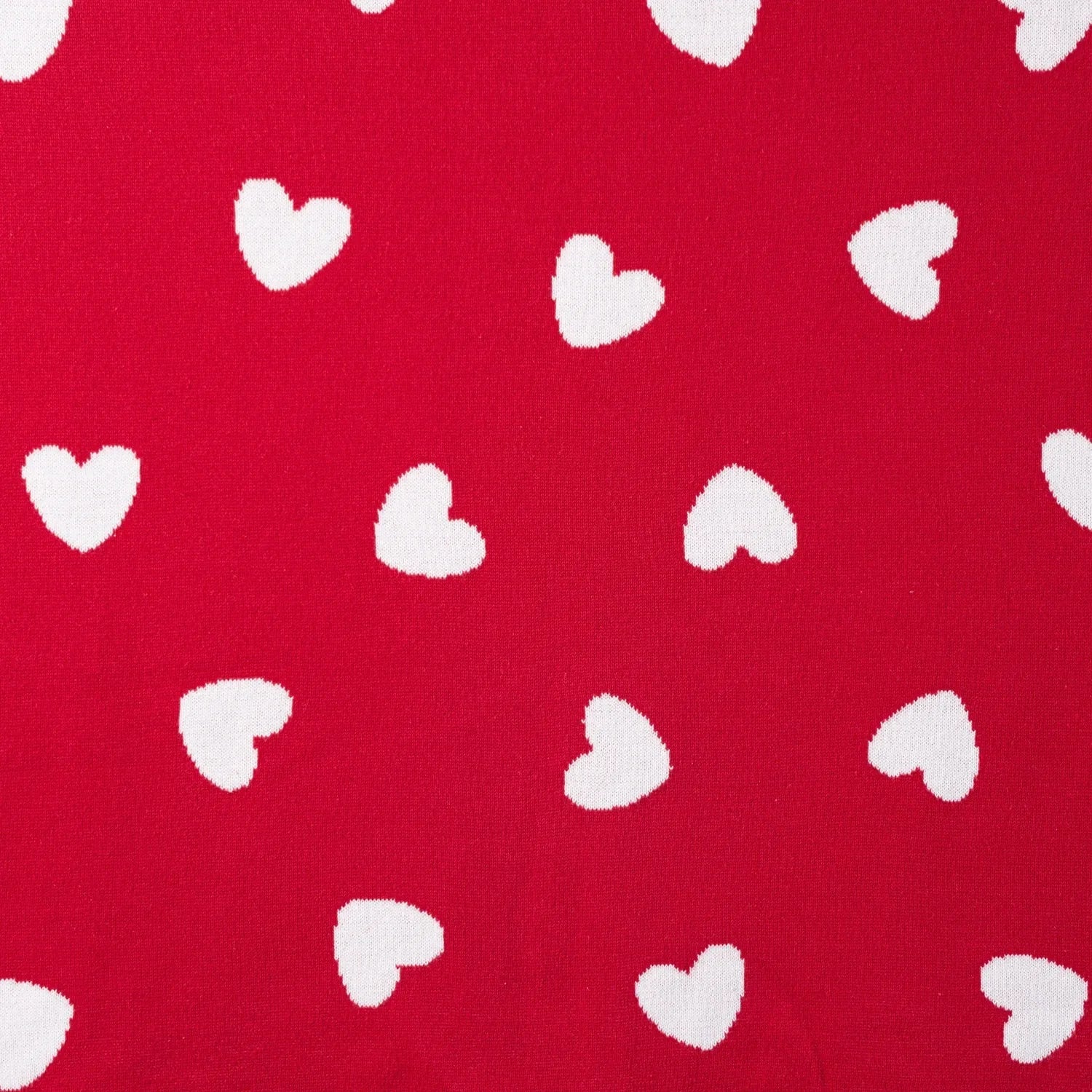 Valentine Heart Jacquard Baby Blanket - Aaria Tees Aaria Tees