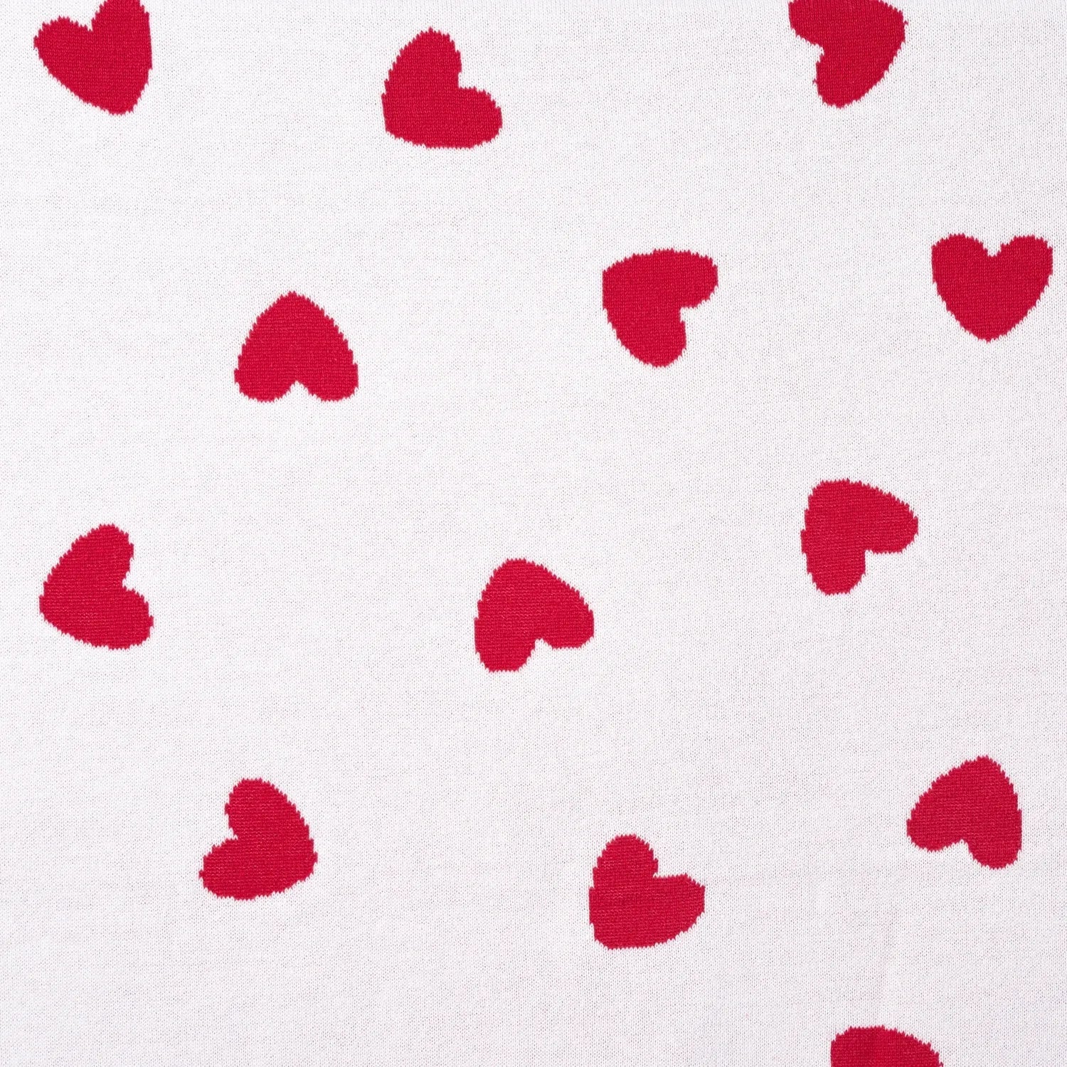 Valentine Heart Jacquard Baby Blanket - Aaria Tees Aaria Tees
