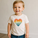 graphic tee | loved rainbow heart - Aaria Tees Aaria Tees