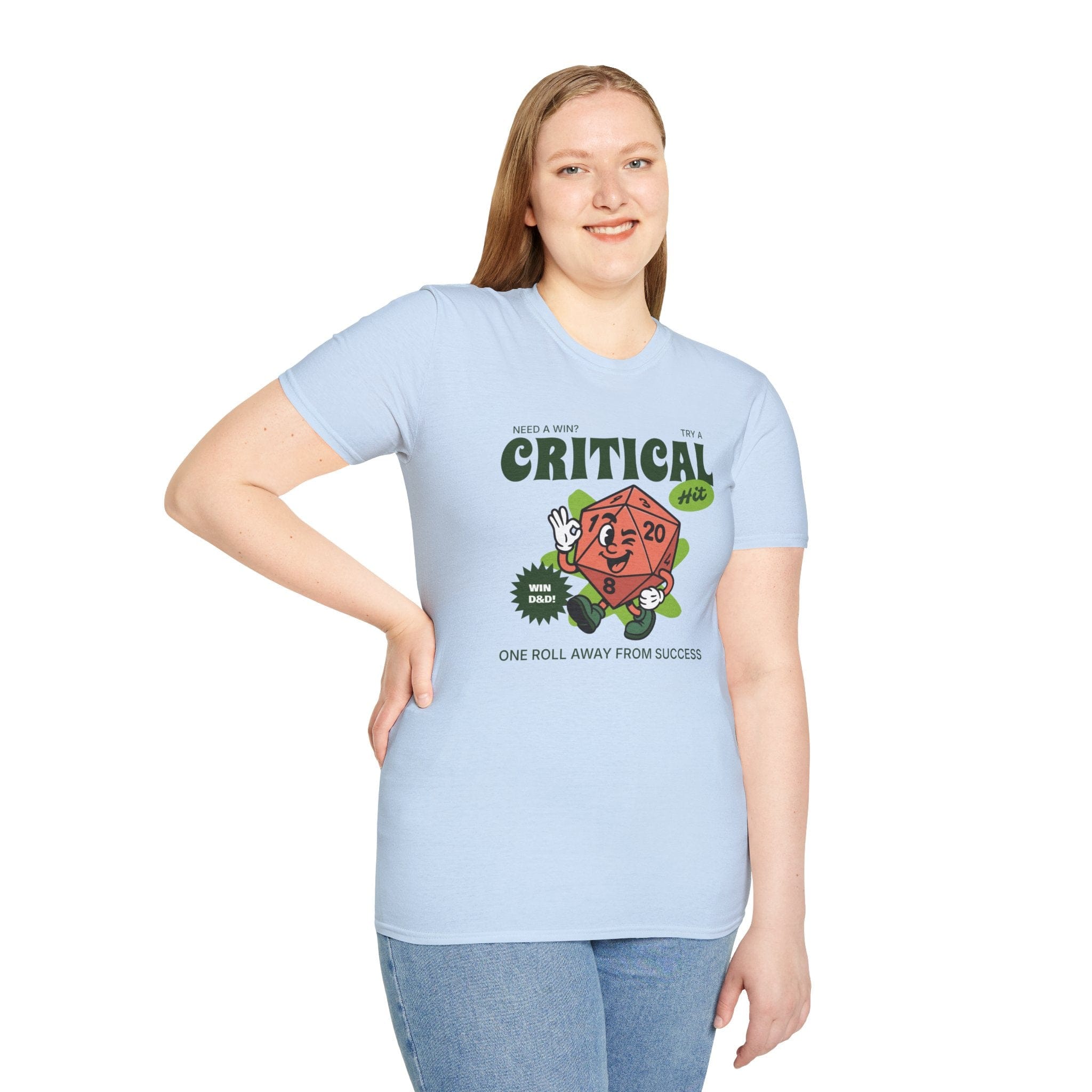 Vintage D20 Critical Hit T-Shirt - Aaria Tees Aaria Tees
