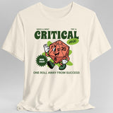 Vintage D20 Critical Hit T-Shirt - Aaria Tees Aaria Tees