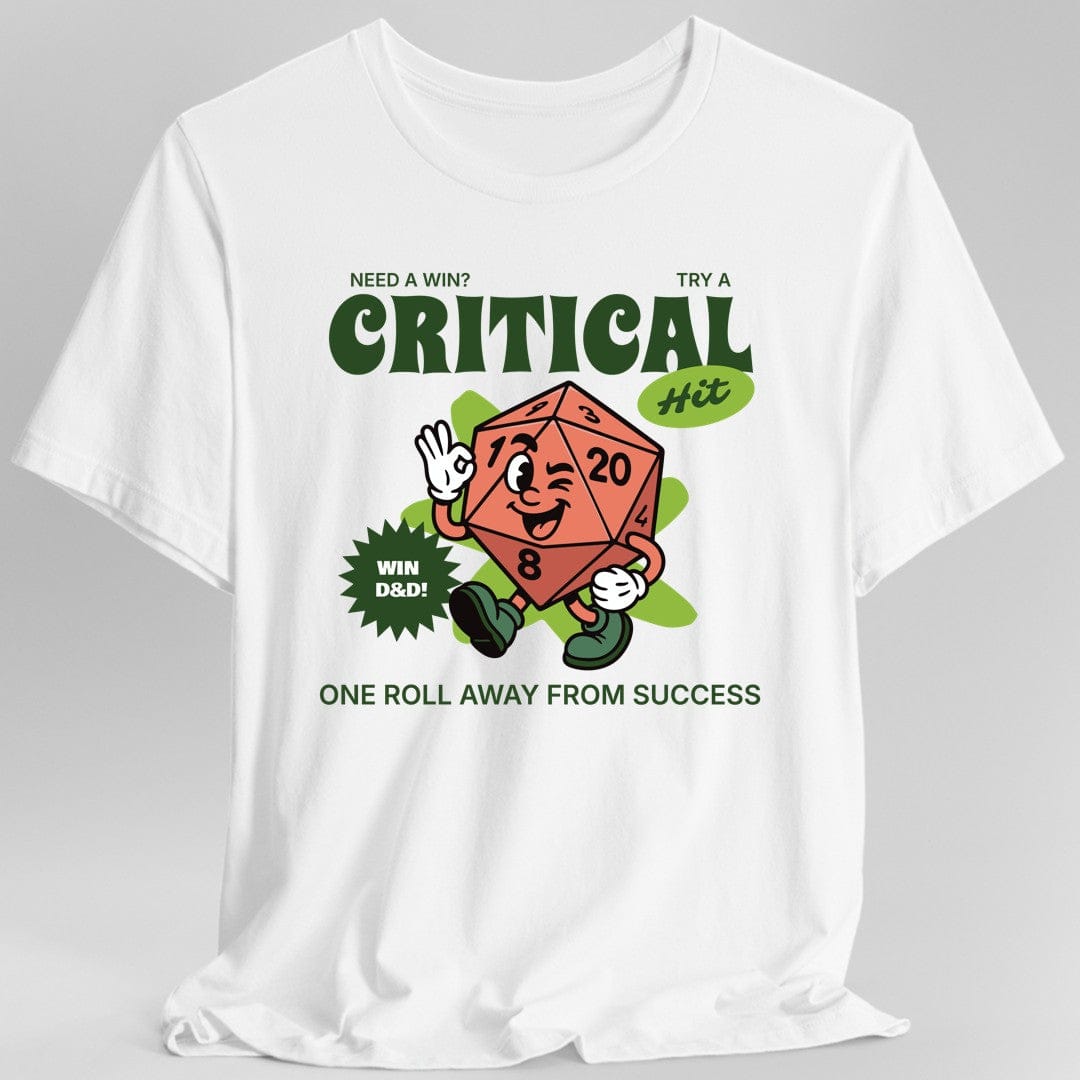Vintage D20 Critical Hit T-Shirt - Aaria Tees