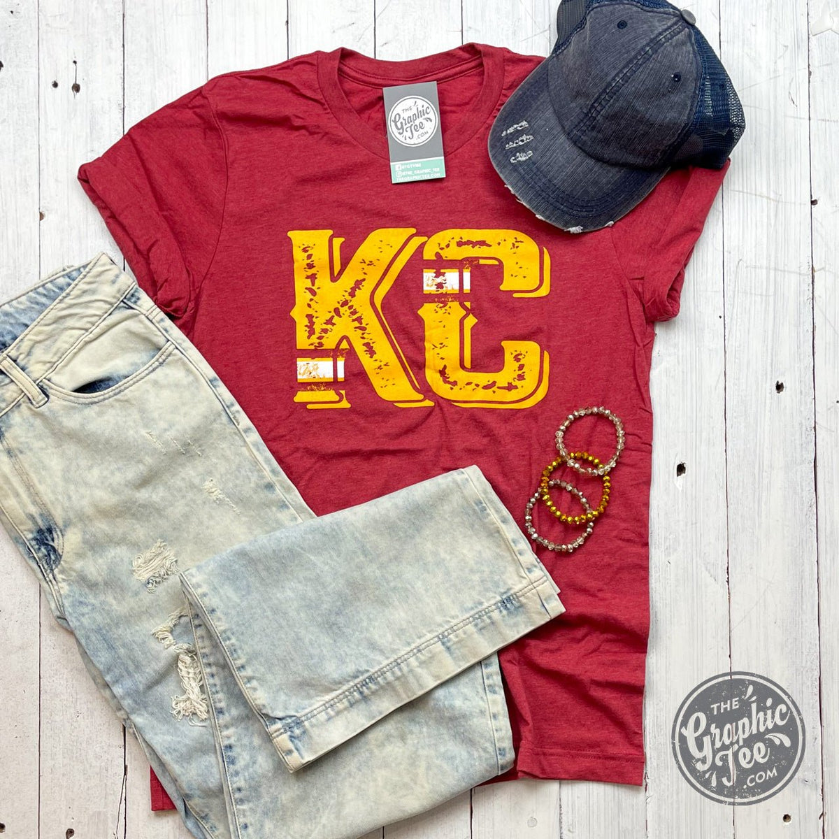Vintage KC Short Sleeve Tee - Aaria Tees