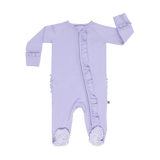 Violets Are Violet Ruffle Footie Aaria Tees