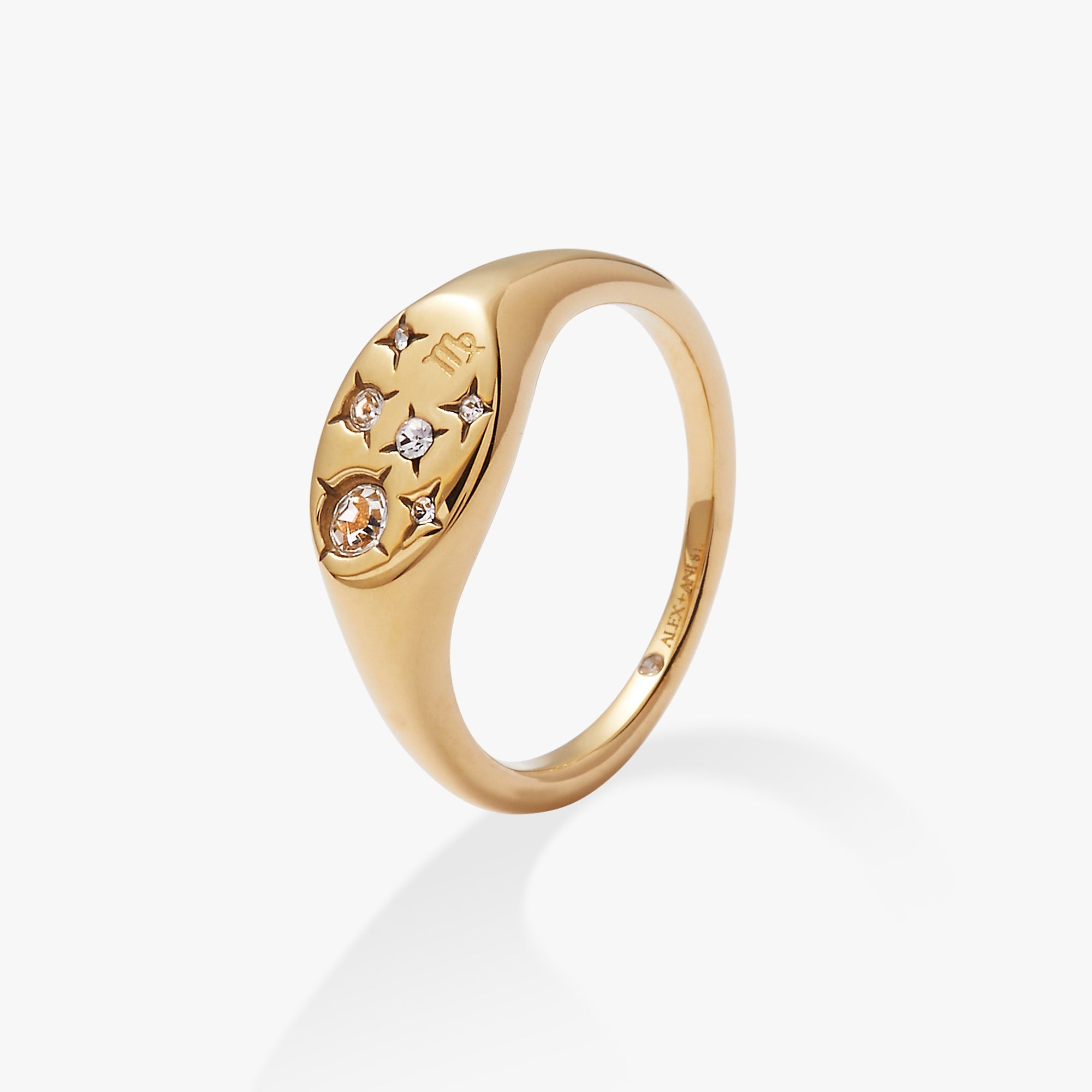 Virgo Zodiac Ring - Aaria Tees Aaria Tees