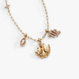 Virgo Zodiac Charm Cluster Necklace - Aaria Tees Aaria Tees