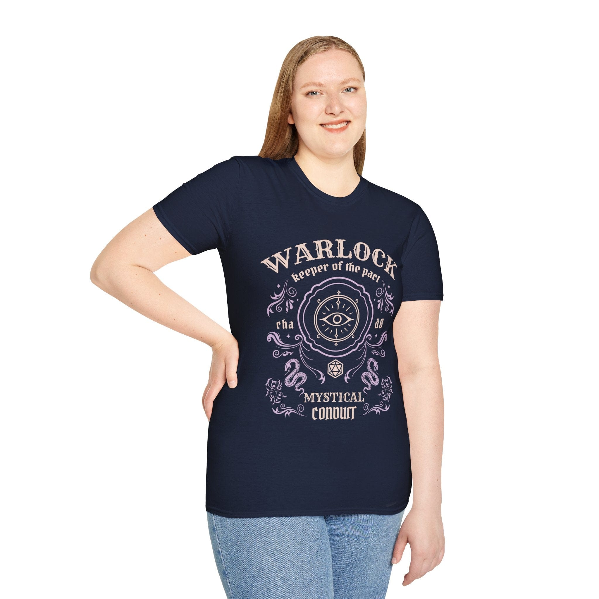 Warlock Class Vintage Label T-Shirt - Aaria Tees Aaria Tees