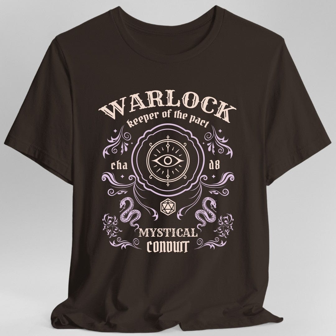 Warlock Class Vintage Label T-Shirt - Aaria Tees Aaria Tees
