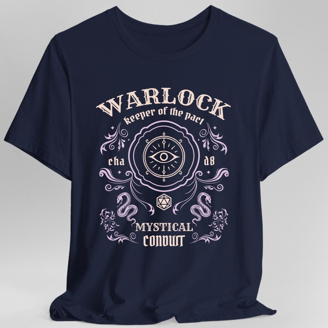 Warlock Class Vintage Label T-Shirt - Aaria Tees Aaria Tees