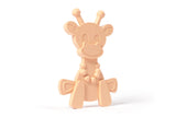 The Little Bamber - Pink - Natural Rubber & Baltic Amber Teething Toy - Aaria Tees Aaria Tees